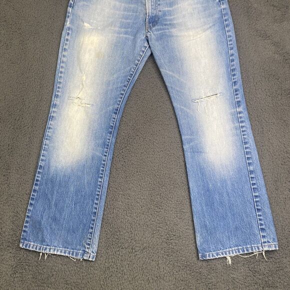 Diesel Fanker Jeans Men’s 33 (30x27) Slim Bootcut Denim Made In Italy Distressed - Picture 3 of 16